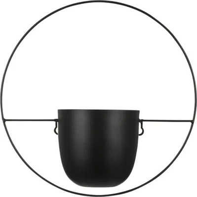 Produktbild von Hängende Dekoration Wandhalterung - L 34 x B 14 x H 34 cm - Schwarz