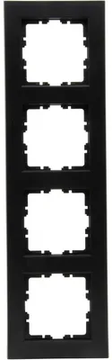 Obrázek produktu pro Kopp 402850003, Černá, Plast, Bezšroubový, Kopp, Matný, IP20