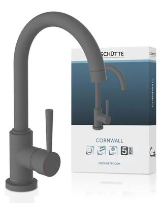 Produktbild von SCHÜTTE Küchenarmatur CORNWALL, Wasserhahn Küche mit Energiesparfunktion, Mischbatterie Küche Anthrazit matt