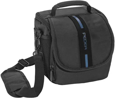 Produktbild von PEDEA Kameratasche "Essex" Größe M, schwarz/blau