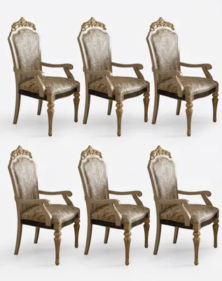Produktbild von 6 elegante Stühle im klassischen Stil für stilvolle Esszimmer