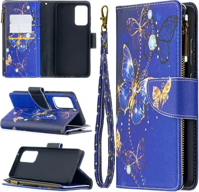Zdjęcie produktu dla Pokrowiec König Design kompatybilny z Samsung Galaxy A52 4G / 5G / A52s etui na telefon komórkowy ze skóry syntetycznej - fioletowe etui na telefon komórkowy