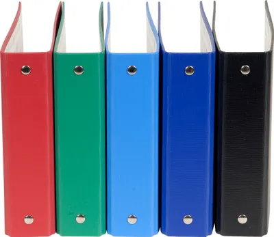 Produktbild von Exacompta 10x Ringbuch PP 2Ring 25mm für Karteikarten A6 sortiert 51050E