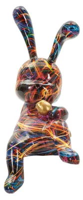 Immagine prodotto di Coniglietto Psyco -B- in resina multicolore
