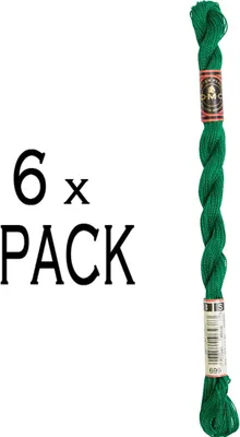 Produktbild von 6x DMC Perlgarn Stärke 8, 25 m, 115AR/8-699, VPE