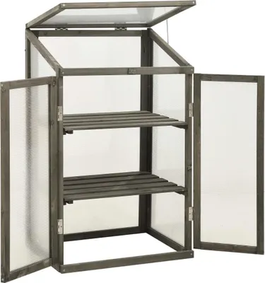 Obrázok produktu pre vidaXL Skleník 60x45x100 cm jedľové drevo