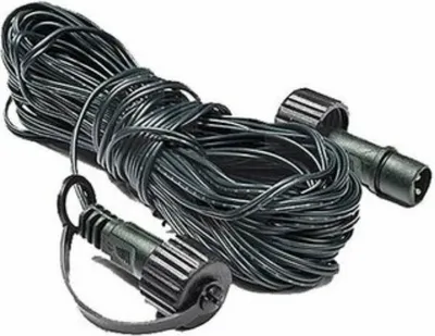 Productafbeelding van Kerstverlichting verlengkabel - 5 meter - IP44 - Zwart