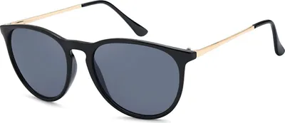 Produktbild von styleBREAKER Damen Sonnenbrille mit ovalen Gläsern und Metallbügeln | Kunststoffrahmen mit UV400 Schutz | Sommerbrille mit Verlauf oder Spiegelglas