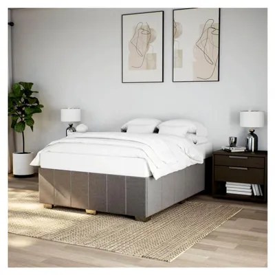 Produktbild von Bettgestell Taupe 140x200 cm ohne Matratze
