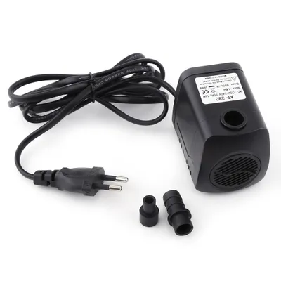 Obrázek produktu pro 1ks plastové 15W 800L/H fontána vzduch akvárium akvárium voda ponorné čerpadlo černá