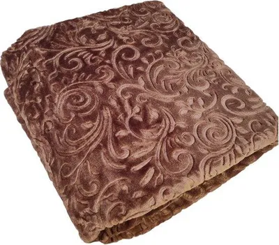 Obrázok produktu pre Unyqoos® dekoračná prikrývka, 240x200 cm, hnedá – s reliéfnym vzorom, kvalitná, veľmi jemná, Oeko-Tex 100, prikrývka na pohovku a posteľ