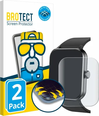 Produktbild von 2x BROTECT Fullscreen Schutzfolie für Blackview R50 / R30 / R30 Pro Displayschutz Folie Fullcover Matt Entspiegelungsfolie