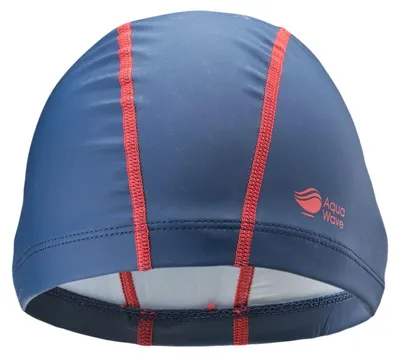 Produktbild von Aquawave - Bademütze für Herren/Damen Unisex IG2805 (Einheitsgröße) (Blau/Mohnrot)