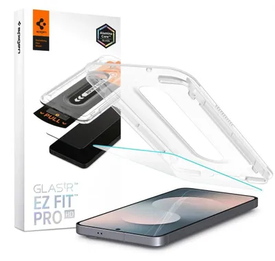 Productafbeelding van Spigen GLAS.tR EZ Fit Pro HD, Samsung, Galaxy S25 FE, Transparant, 1 stuk