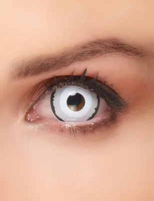 Obrázek produktu pro Kontaktní čočky Mini sclera 17 mm různé barvy Dead White 2