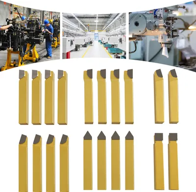 Produktbild von 20 Stück Hartmetallspitzenfräser Set Drehwerkzeug Schneiden Trennen Tools für allgemeine halbautomatische automatische Drehmaschine