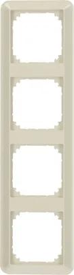 Produktbild von Merten Abdeckrahmen 4-fach Atelier-M, weiß, 388444