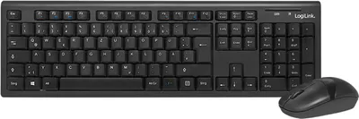 Produktbild von LogiLink Desktop Set kabellos 66 Kanäle schwarz