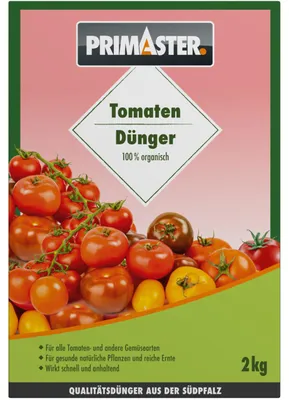 Produktbild von Primaster Organischer Tomaten Dünger 2 kg NPK 3-1-1,5 schnell wirksam und langanhaltend