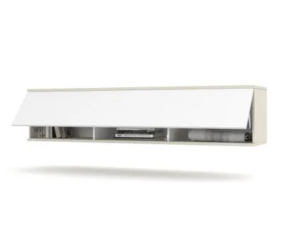 Produktbild von TV-Lowboard Fernsehschrank SIMPLY UP HÄNGEND Cashmere/Weiß Matt 140cm