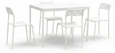 Immagine prodotto di Set Tavolo Pranzo 4 Sedie Cucina Soggiorno Moderno 110x67x75 cm