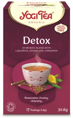 Produktbild von DETOXICKÝ ČAJ (17 x 1,8 g) 30,6 g - JOGI ČAJ