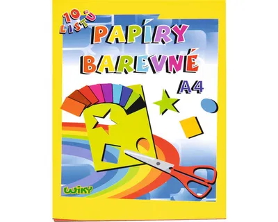 Obrázok produktu pre Papiere farebné A4 10 listov 180 g