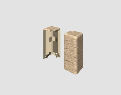 Produktbild von EGGER Außenecke 6CM CUB Eiche mittelbraun