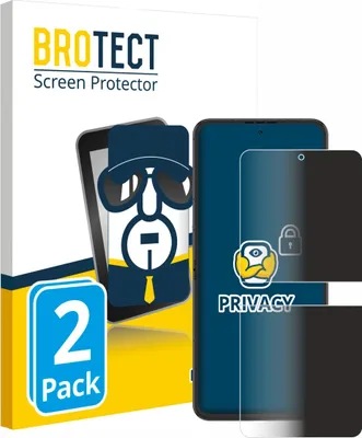 Produktbild von 2x BROTECT Sichtschutzfolie für Nubia Flip 2 Anti-Spy Privacy Sichtschutz Blickschutz Folie Blaulicht-Schutz