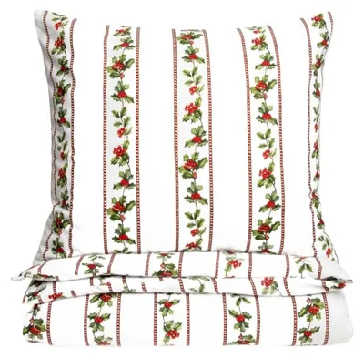 Zdjęcie produktu dla HOMLA Pościel ELARIS z mikrofibry w świąteczny wzór 220x200 + 2*70x80 cm