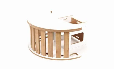 Produktbild von Kids Helper Tischplatte für Montessori Wippe Spieltisch Aufsatz Kinder Kindermöbel MDF