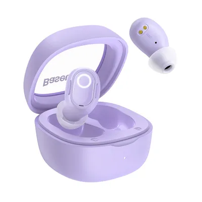 Produktbild von Baseus Bowie WM02, True Wireless Stereo (TWS), Anrufe/Musik, 20 - 20000 Hz, Kopfhörer, Violett