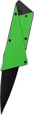 Produktbild von Multifunktions-Kartenmesser aus Edelstahl für den Außenbereich, faltbar, Mini-Taschenmesser (grün)