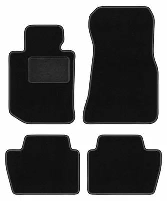 Immagine prodotto di Tappetini in moquette per BMW 4 G22 2020-2022 (coupé) – set 4 pezzi, neri, su misura – Wielganizator LUX