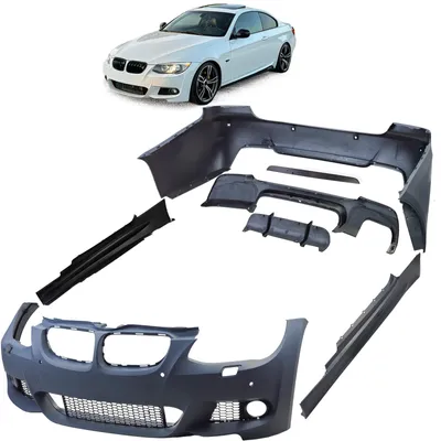 Passt für 3er BMW E92 E93 10-13 Facelift LCI Sport Bodykit Stoßstange Schweller in der Farbe von Carparts-Online GmbH