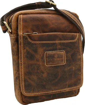 Zdjęcie produktu dla Peterson Męska torba crossbody Bulai ciemnobrązowy Jeden rozmiar