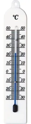 Immagine prodotto di Termometro ambiente Plastica 1101, 177x34 mm, plastica, bianco