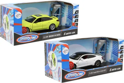 Produktbild von Speedzone Elektroauto Spielzeug mit Licht und Sound 1:34/36 - Pull-back