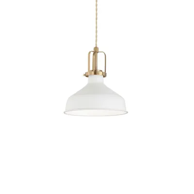 Produktbild von Aufhängung Industrial-Minimal Eris-1 Metall Weiß 1 Licht E27