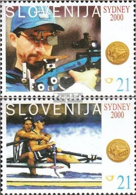 Produktbild von Briefmarken Slowenien 2000 Mi 326-327 (kompl.Ausg.) postfrisch Goldmedaillengewinner