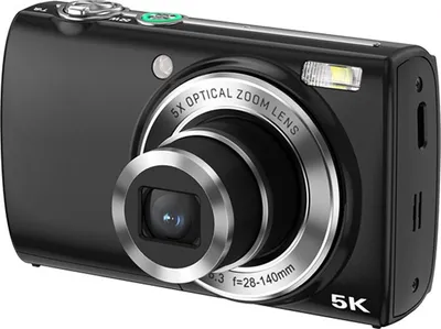Produktbild von INF Erfassen Sie jedes Detail mit der digitalen 5X-Optik-Zoom-Kamera Schwarz