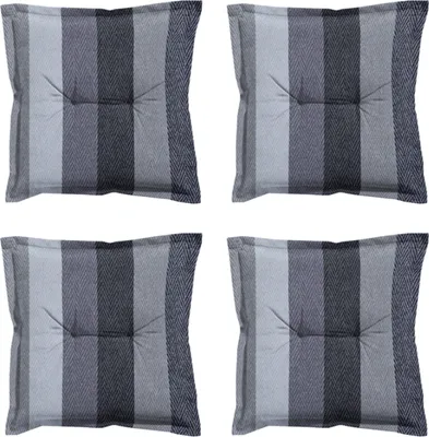 Produktbild von Madison - Sitzkissen Victoria grau - ca. 50x50 cm - 4er-Set