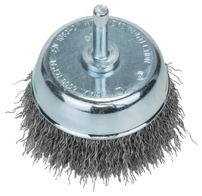 Produktbild von Topfbürsten für Bohrmaschinen - Gewellter Draht, 70 mm