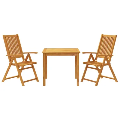 Obrázek produktu pro 3dílný zahradní jídelní set 85x85x74 cm masivní akáciové dřevo