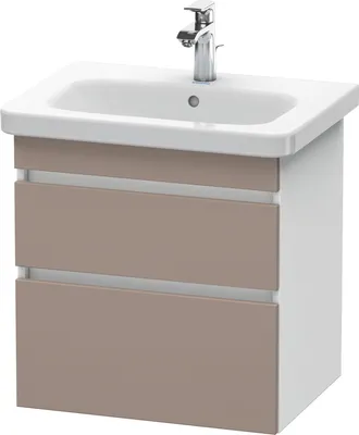 Image de Duravit DuraStyle meuble sous-lavabo suspendu 6480, 2 tiroirs, 580mm, pour DuraStyle, DS648004318