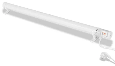 Productafbeelding van Vigevee set van 2 kachelsets voor kas, elk 180W, met timer, buisverwarming, 950 mm