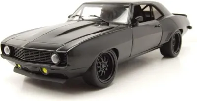 Produktbild von Acme 18935B Chevrolet Camaro Street Fighter Convict 1969 schwarz 1:18