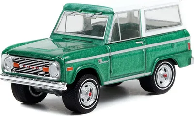 Produktbild von FORD Bronco 1977 aus der Serie BARRETT JACKSON in Blisterverpackung., GREEN37250-F, Maßstab1/64, GREENLIGHT