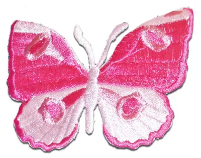 Obrázek produktu pro Motýl - nášivka, nažehlovací, nažehlovací aplikace, nášivky, záplaty, k nažehlení, velikost: 6,8 x 6,3 cm