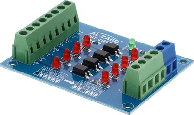 Produktbild von Optokoppler PNP 4-Kanal Modul - DST-1R4P-P Spannung: 12V zu 24V